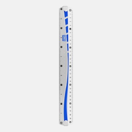 12 Inches Blue Color Ruler